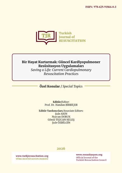 Bir Hayat Kurtarmak: Güncel Kardiyopulmoner
Resüsitasyon Uygulamaları
Saving a Life: Current Cardiopulmonary
Resuscitation Practices